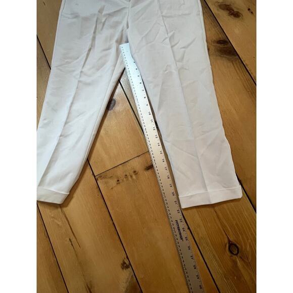 Chico's Women's So Slimming White Cropped Pants - Size 0 - Picture 7 of 8